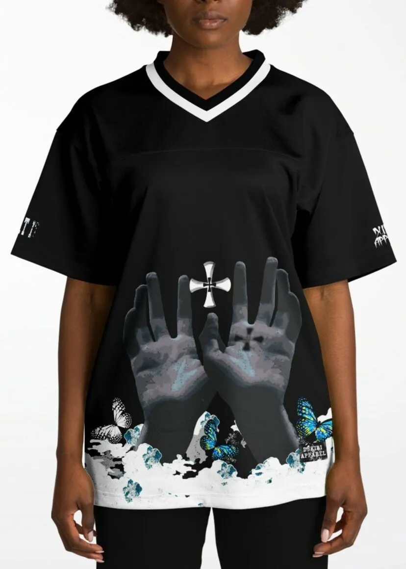 09 Crusader Black Football Jersey