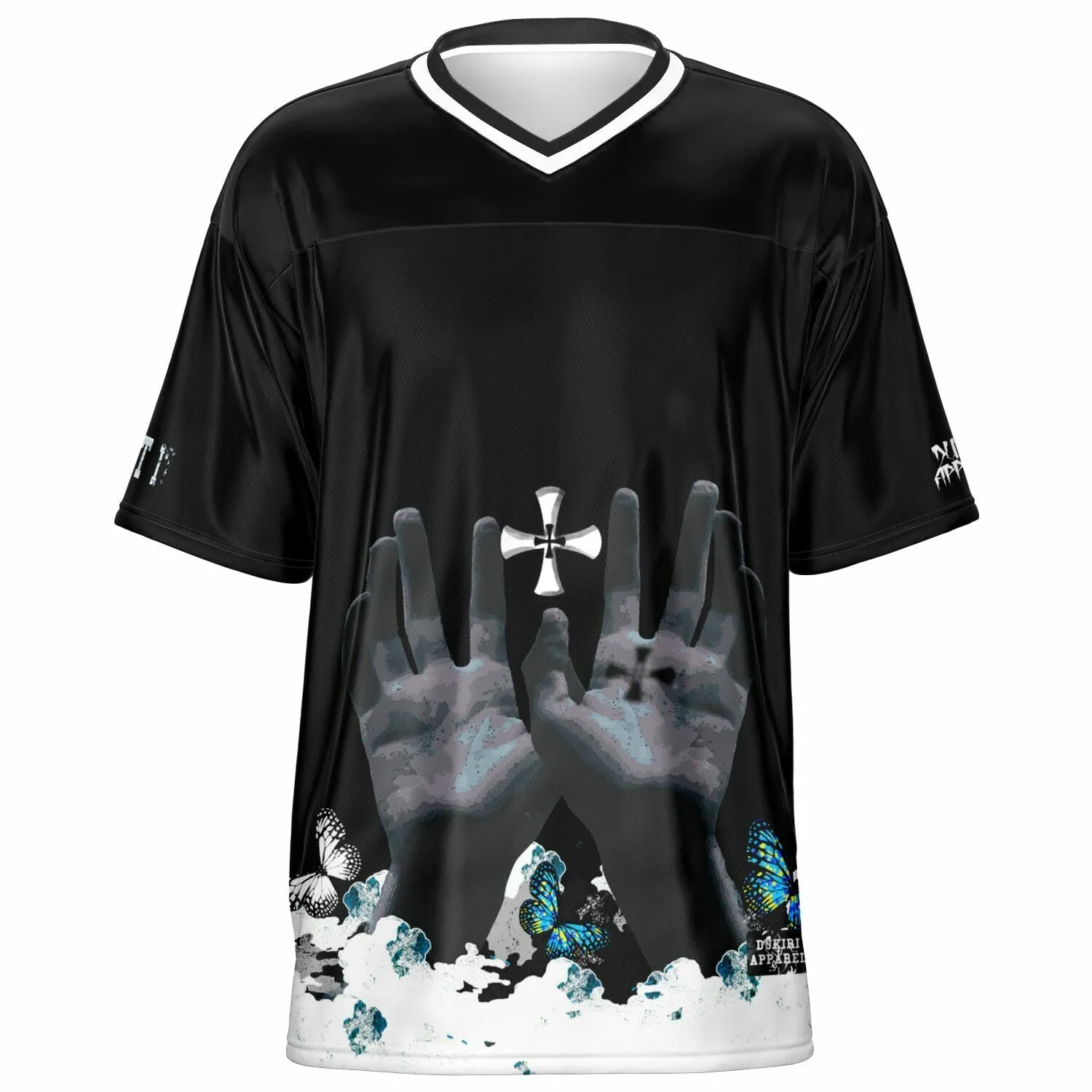 09 Crusader Black Football Jersey