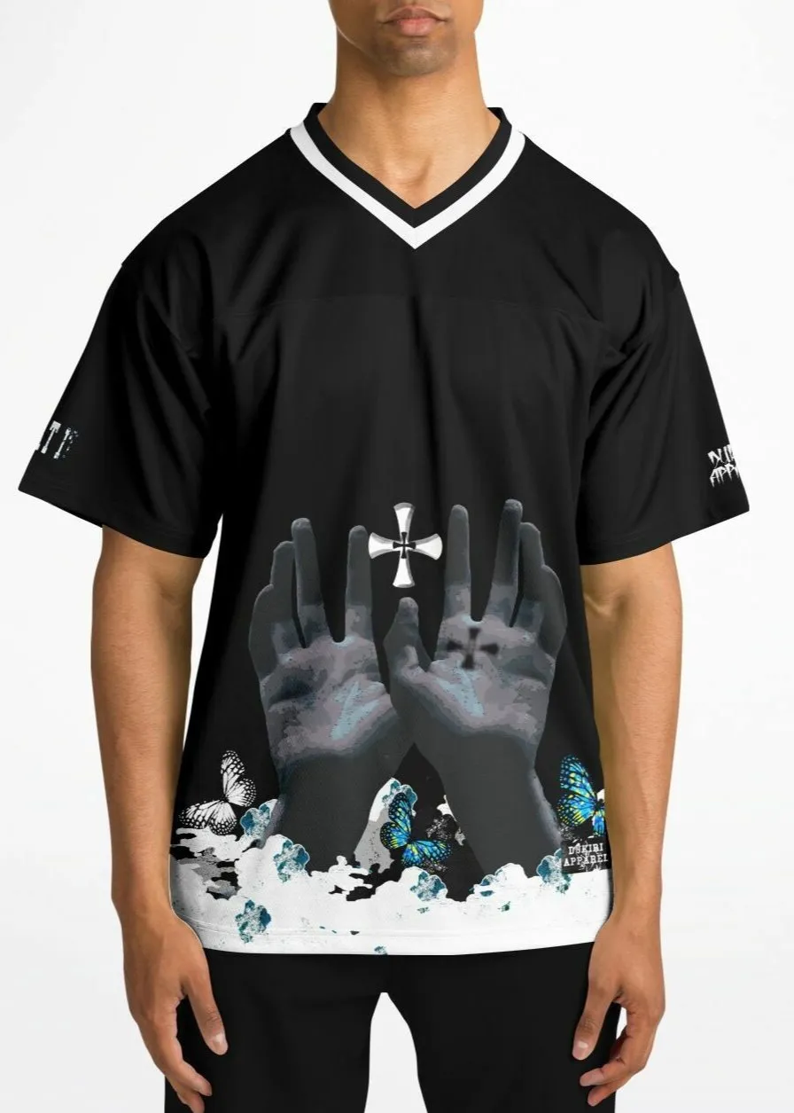 09 Crusader Black Football Jersey
