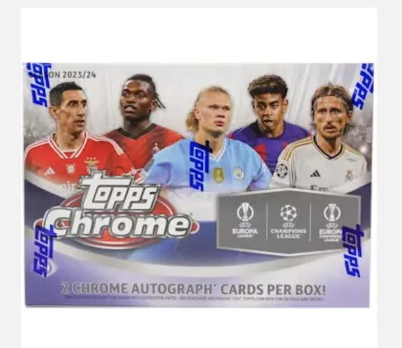 2023-24 Topps Chrome Soccer UEFA Club Competition Breakers Delight Trading Cards