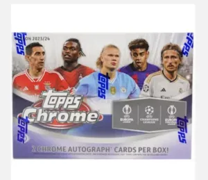 2023-24 Topps Chrome Soccer UEFA Club Competition Breakers Delight Trading Cards