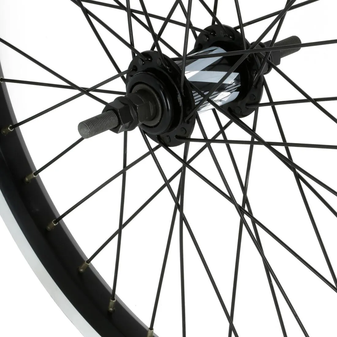 20" BMX Front Wheel 10 mm Axle - Black