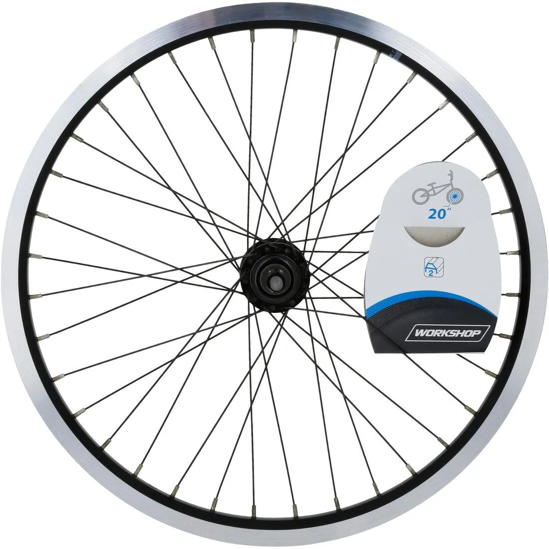 20" BMX Front Wheel 10 mm Axle - Black