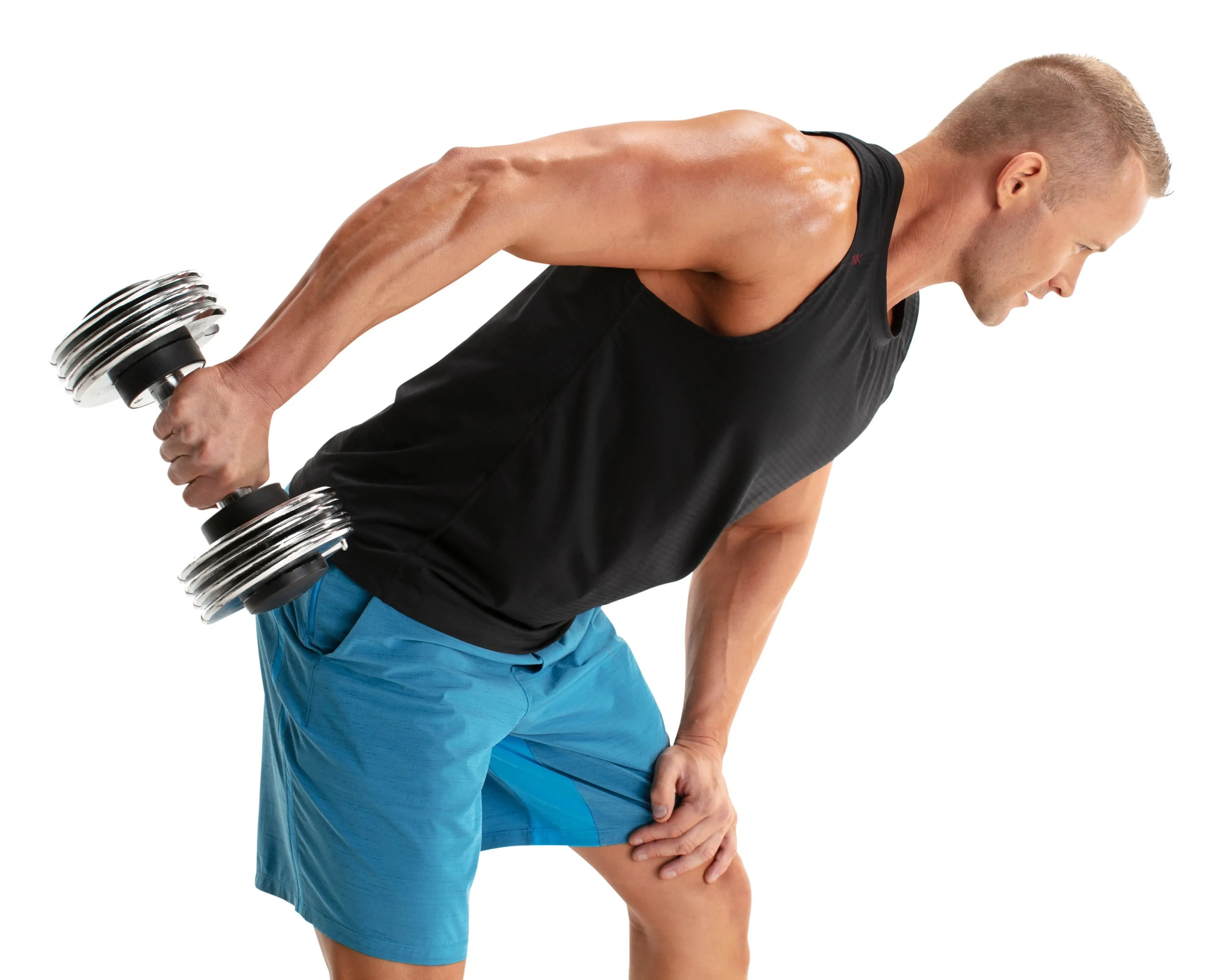 25 Lb. Adjustable Dumbbell with Fitted Storage Tray, Single