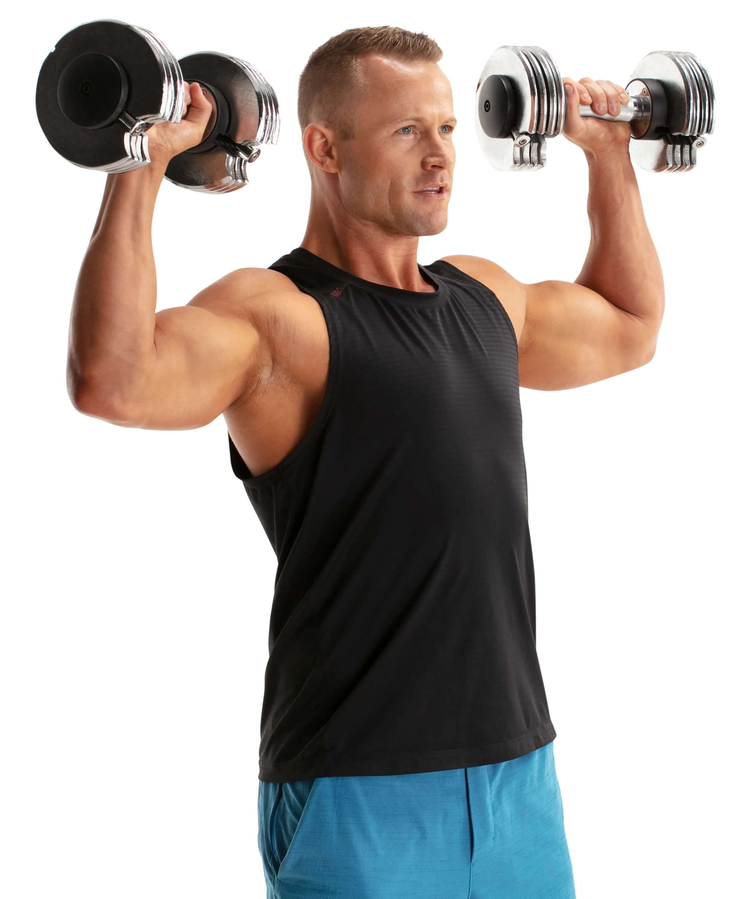 25 Lb. Adjustable Dumbbell with Fitted Storage Tray, Single