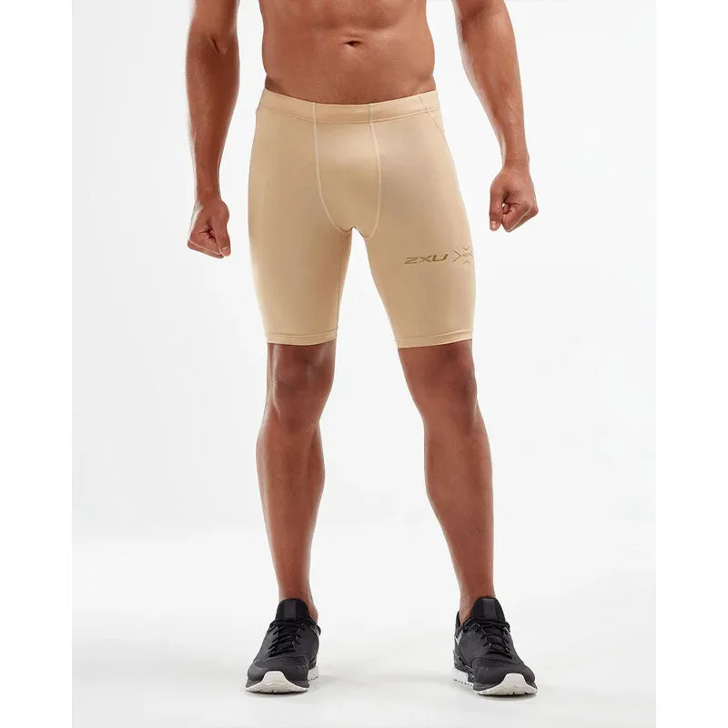 2XU Mens Soccer Compression 1/2 Shorts