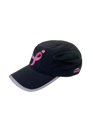 3008 - Komen Columbus Pink Ribbon Running Hat/Black