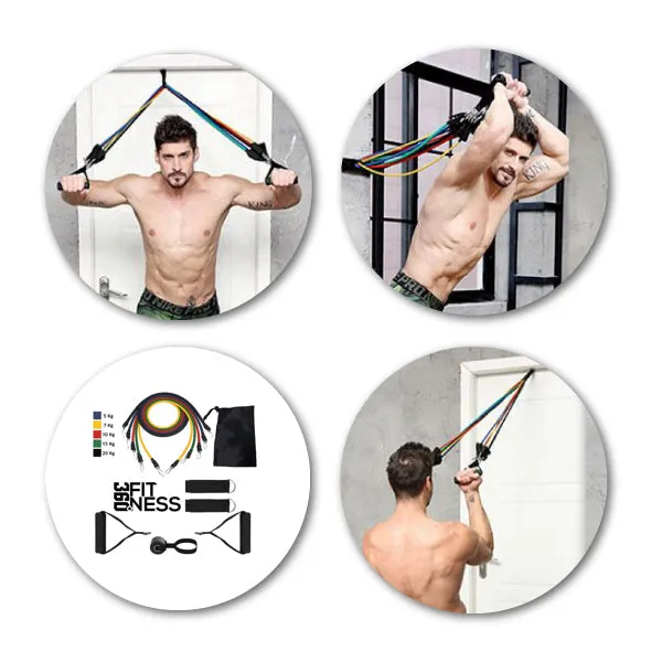 360° Fitness-Bänder (5 Kg - 23 Kg)