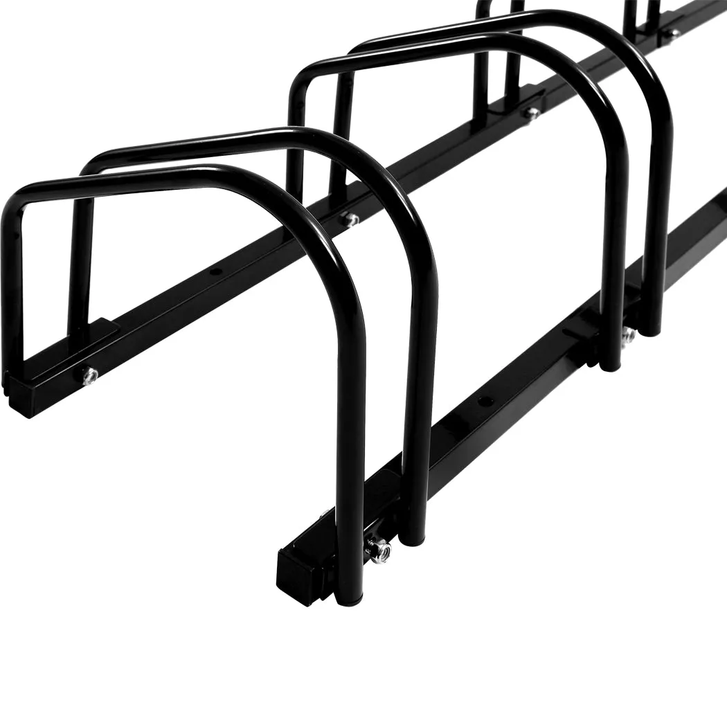 4 Bikes Stand Bicycle Bike Rack Floor