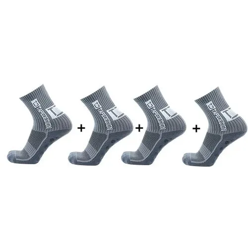 4Pairs ANTI SLIP Football Socks Mid Calf Cycling Sports Mens Sock