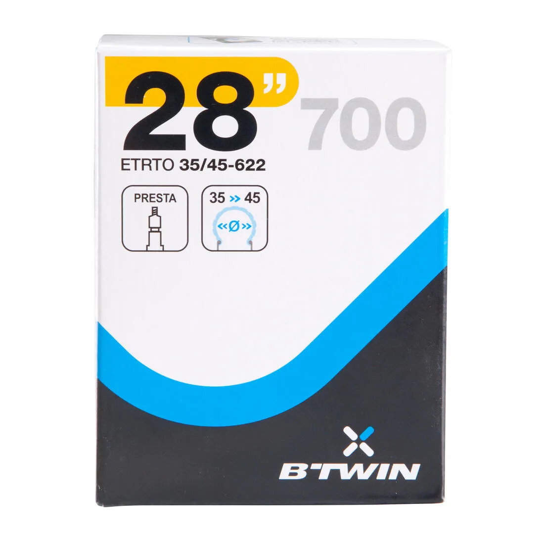 700x35-45 Bike Inner Tube - Presta