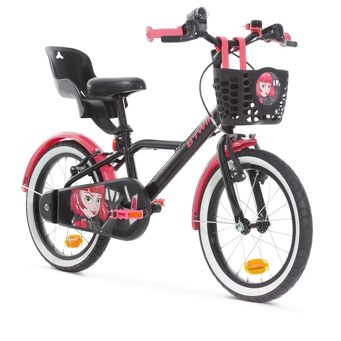 900 Kids' 16-Inch Bike (4-6 Years) Spy Hero Girl