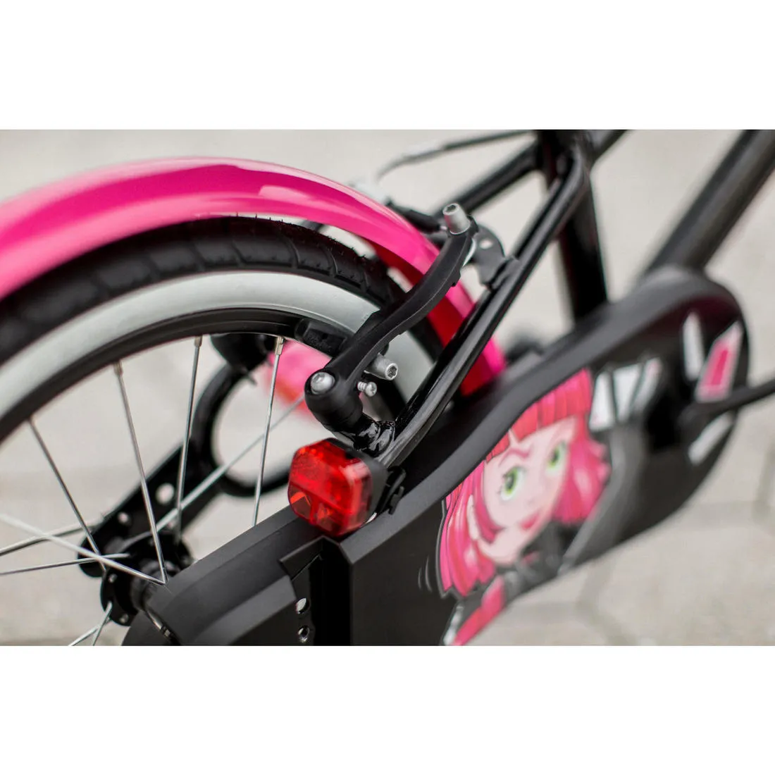 900 Kids' 16-Inch Bike (4-6 Years) Spy Hero Girl