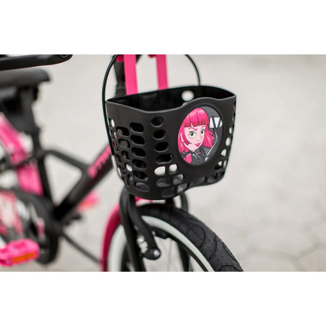 900 Kids' 16-Inch Bike (4-6 Years) Spy Hero Girl