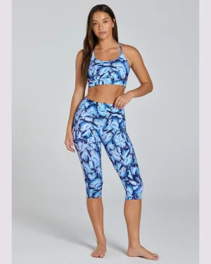 Abi and Joseph Dual Pocket 3/4 Legging - High Tide