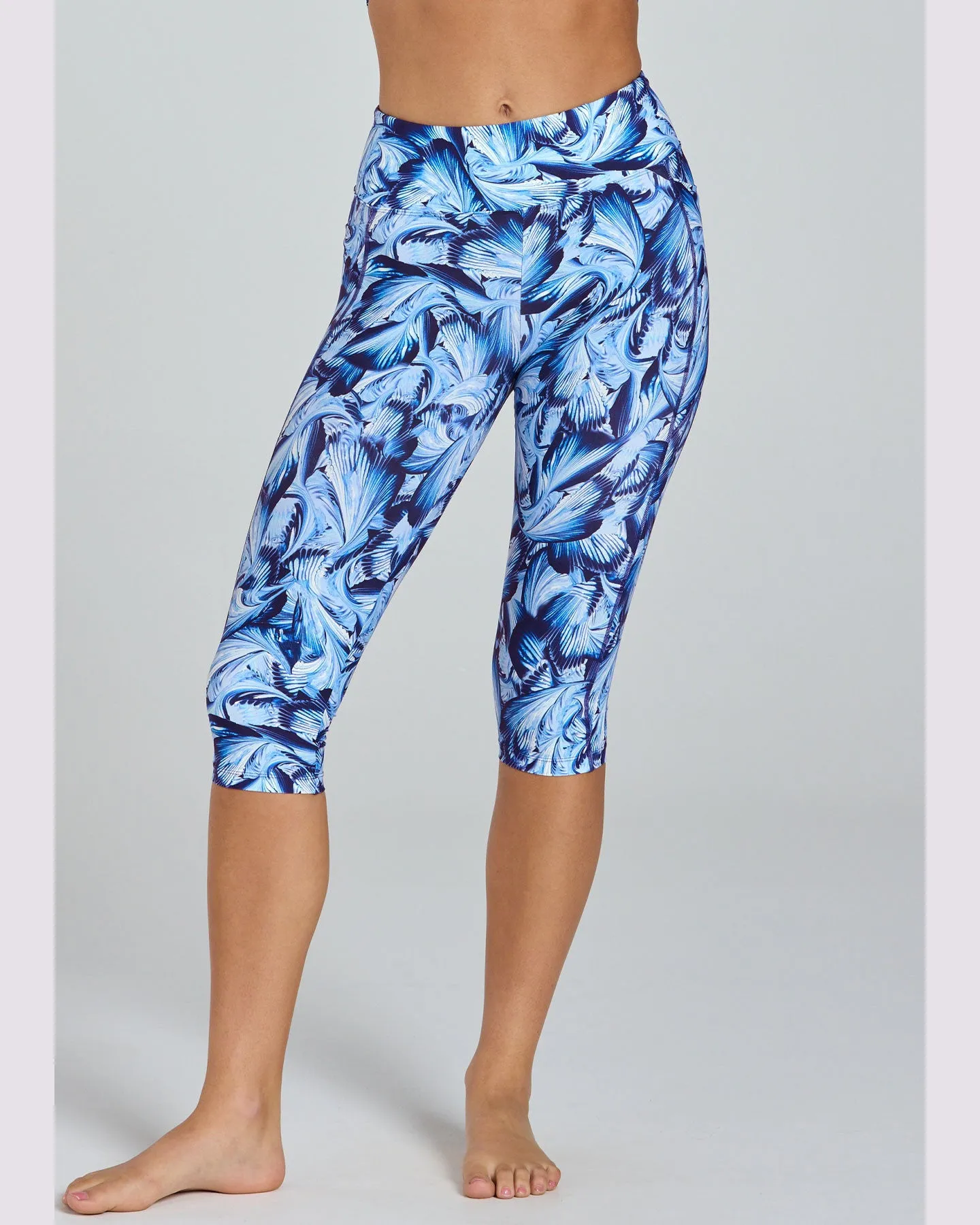 Abi and Joseph Dual Pocket 3/4 Legging - High Tide