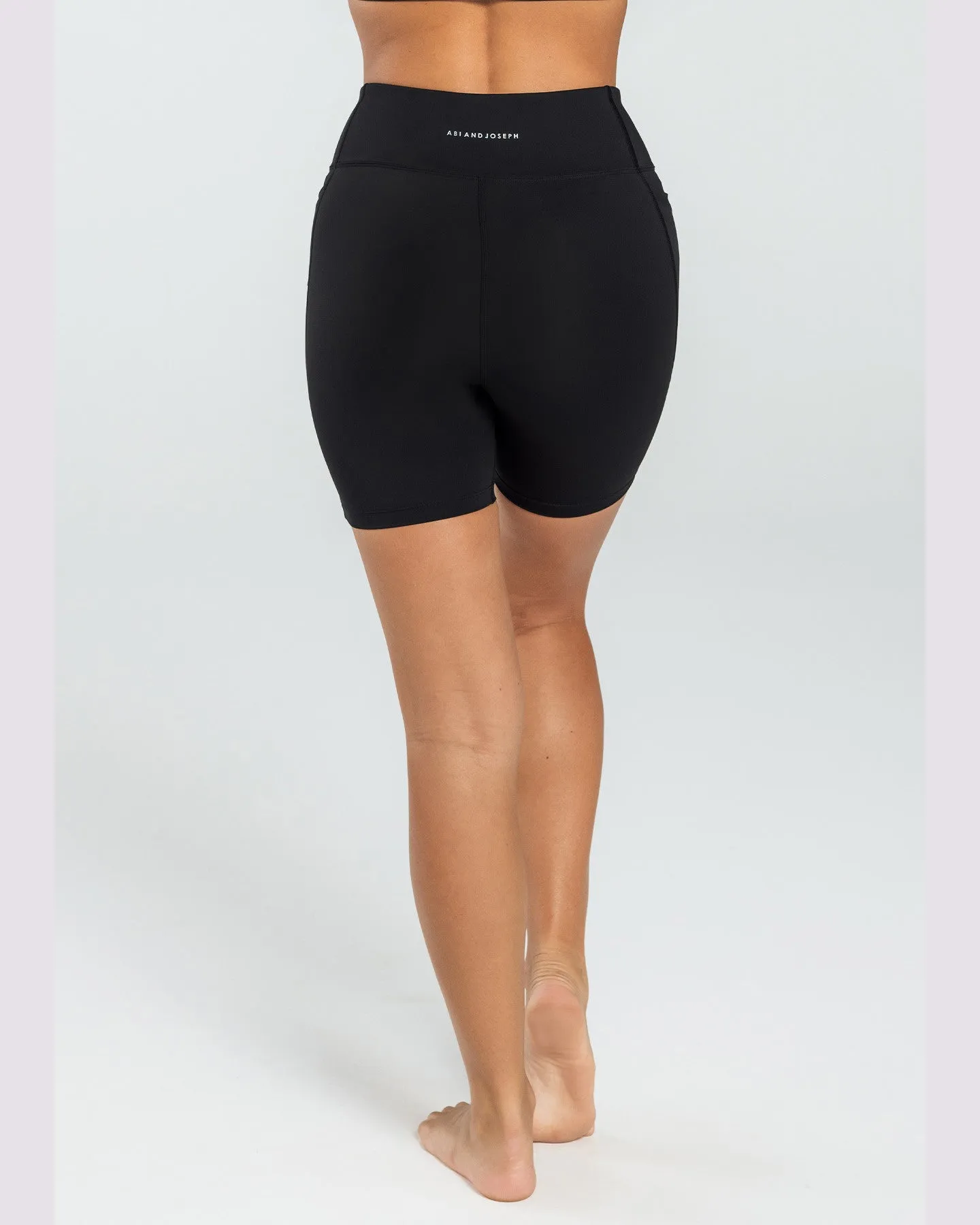 Abi and Joseph Endurance Embody Mid-Thigh Short - Black