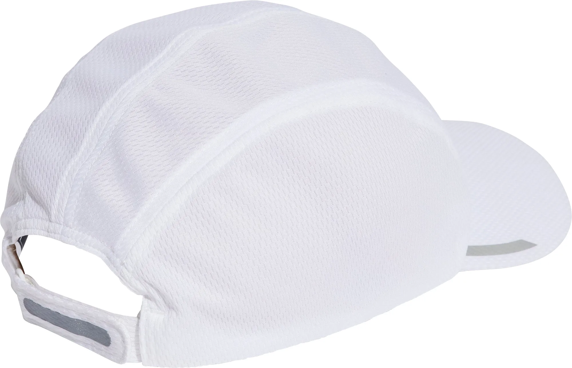adidas AeroReady 4 Panel Mesh Running Cap - White
