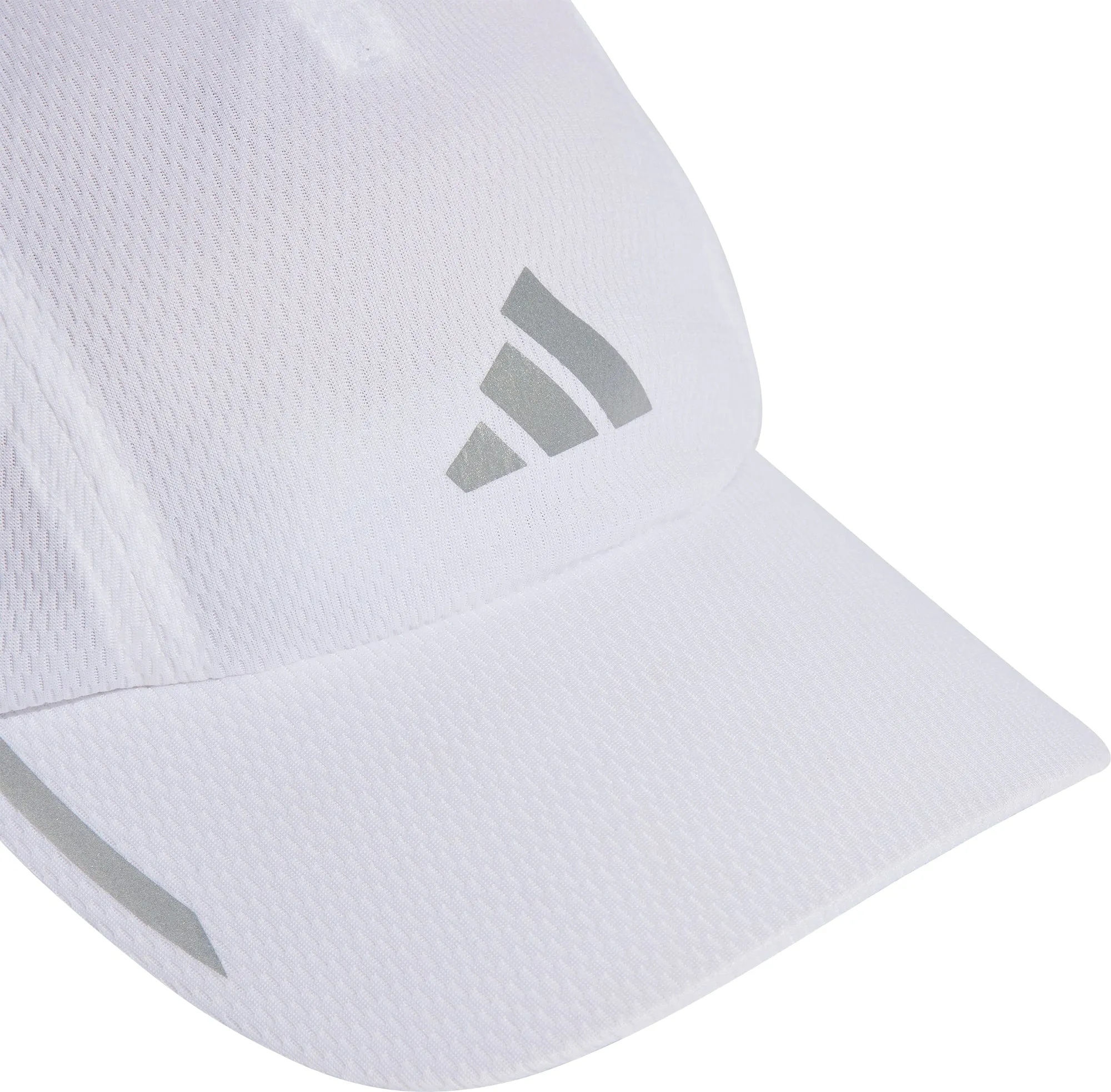 adidas AeroReady 4 Panel Mesh Running Cap - White