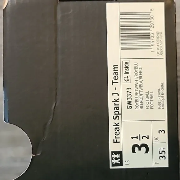 Adidas Freak Spark Football Cleats Size 3.5