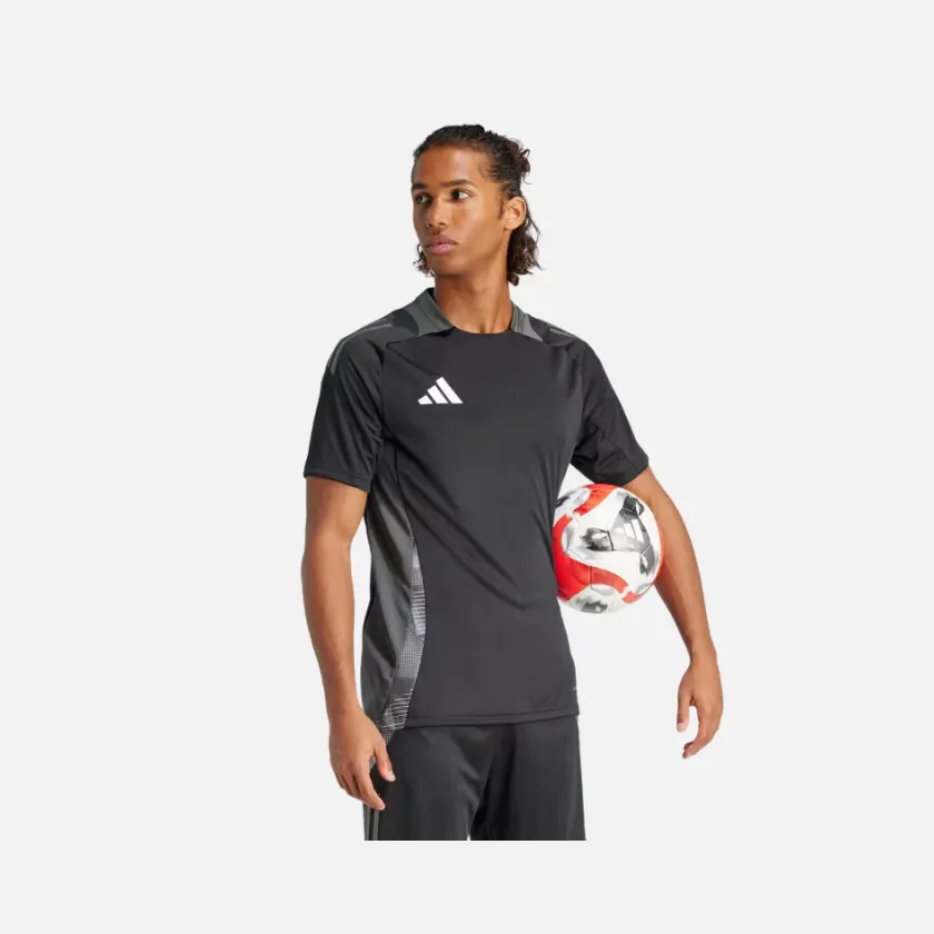 Adidas Tiro 24 Competition Men's Football Training Jersey -Black/Team Dark Grey