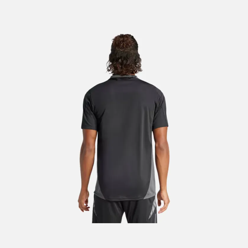 Adidas Tiro 24 Competition Men's Football Training Jersey -Black/Team Dark Grey
