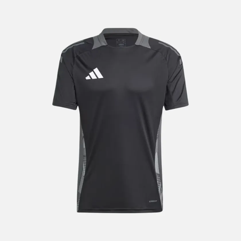 Adidas Tiro 24 Competition Men's Football Training Jersey -Black/Team Dark Grey