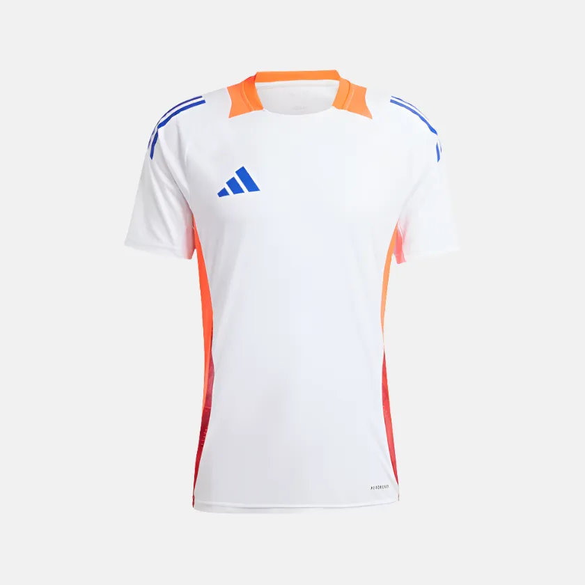 Adidas Tiro 24 Competition Men's Football Training Jersey -White/App Solar Red