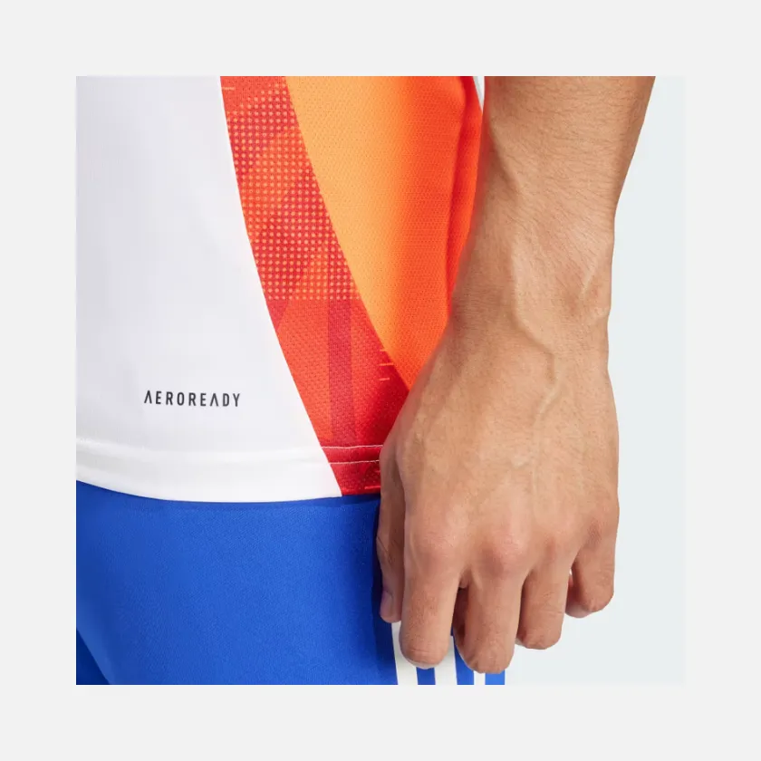 Adidas Tiro 24 Competition Men's Football Training Jersey -White/App Solar Red