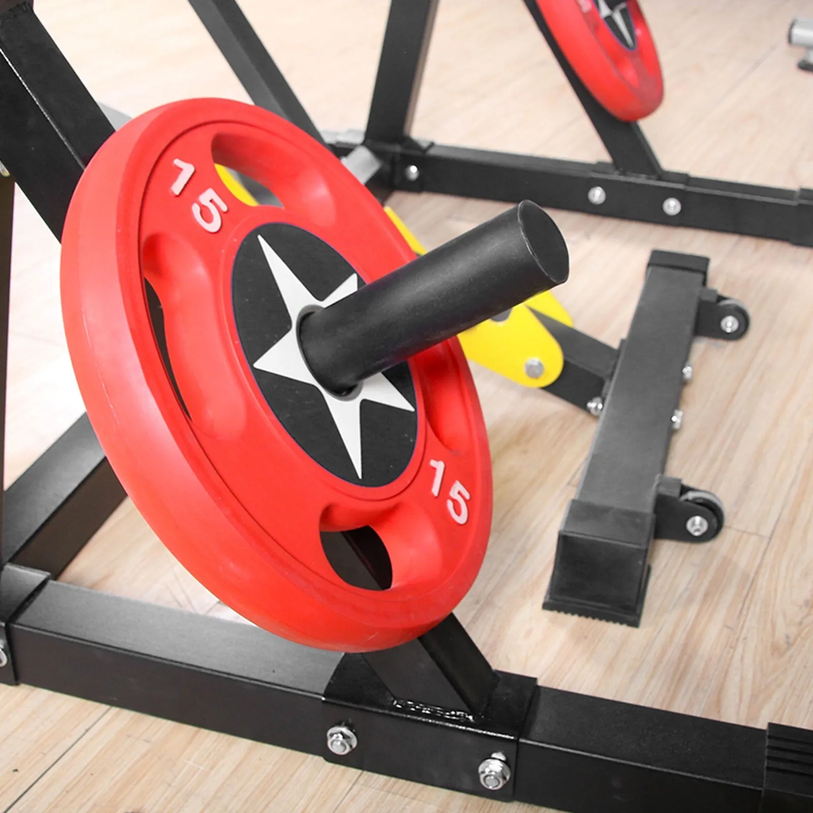 Adjustable Half-Frame Power Cage Multifunctional Squat Rack