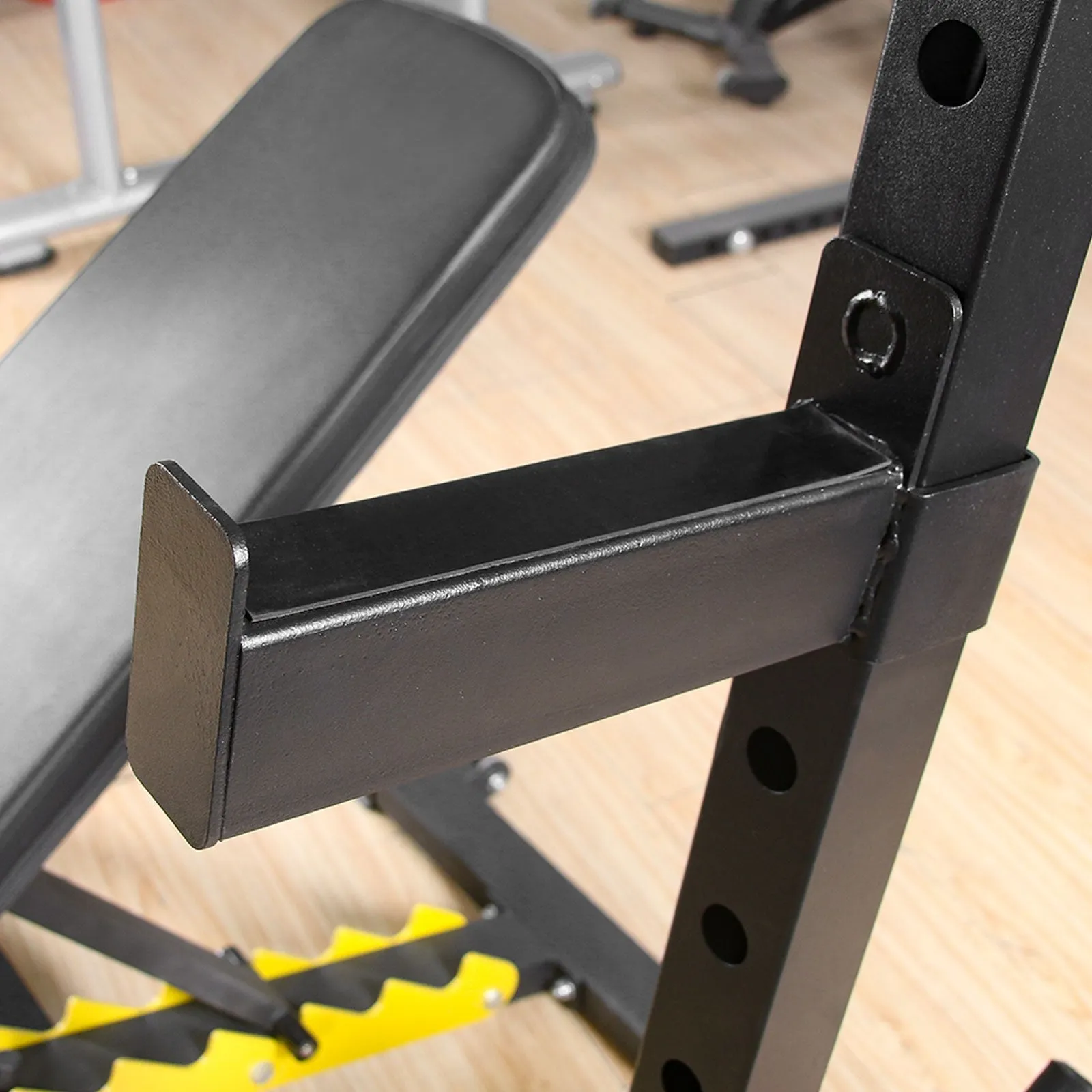 Adjustable Half-Frame Power Cage Multifunctional Squat Rack