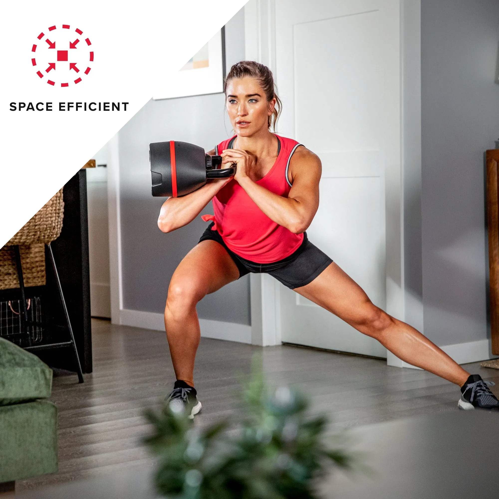 Adjustable Kettlebell, 6 Weight Settings from 8-40 lbs