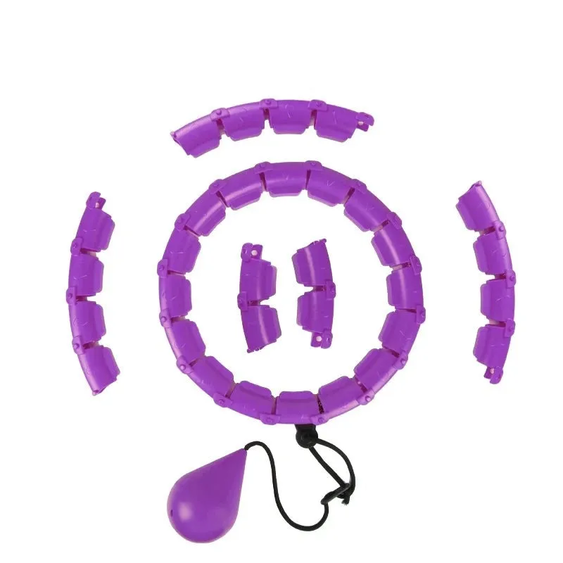 Adjustable Sport Hoops for Waist Exercise - Detachable Massage Hoops for Fitness and Weight Loss