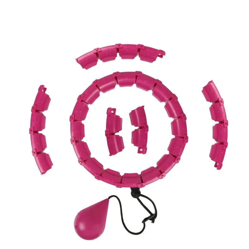 Adjustable Sport Hoops for Waist Exercise - Detachable Massage Hoops for Fitness and Weight Loss