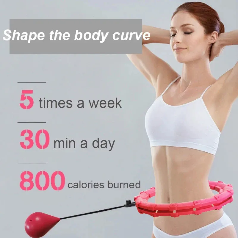 Adjustable Sport Hoops for Waist Exercise - Detachable Massage Hoops for Fitness and Weight Loss