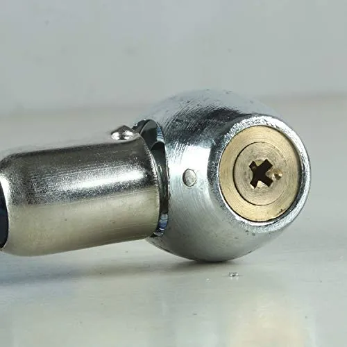 AFPIN Multiuse Cycle Lock for Bicycle with Key (2 Keys, Color May Vary) for Bikes, Cycle Lock with Key, Helmet Lock Cycle Lock