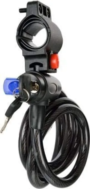 Afpin Stainless-Steel Cycle Lock Heavy Cycle Lock for Bicycle with Key Bike Lock Anti Theft Cycle Lock with Key