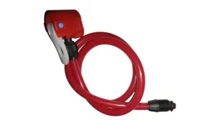 Air Pump Connection Pipe with Clip Setting Cycle Pump Pipe for Cycle, Bike Pipe Input Nozzle Size 12mm- 1.2 cm (Multi Pack of 1)