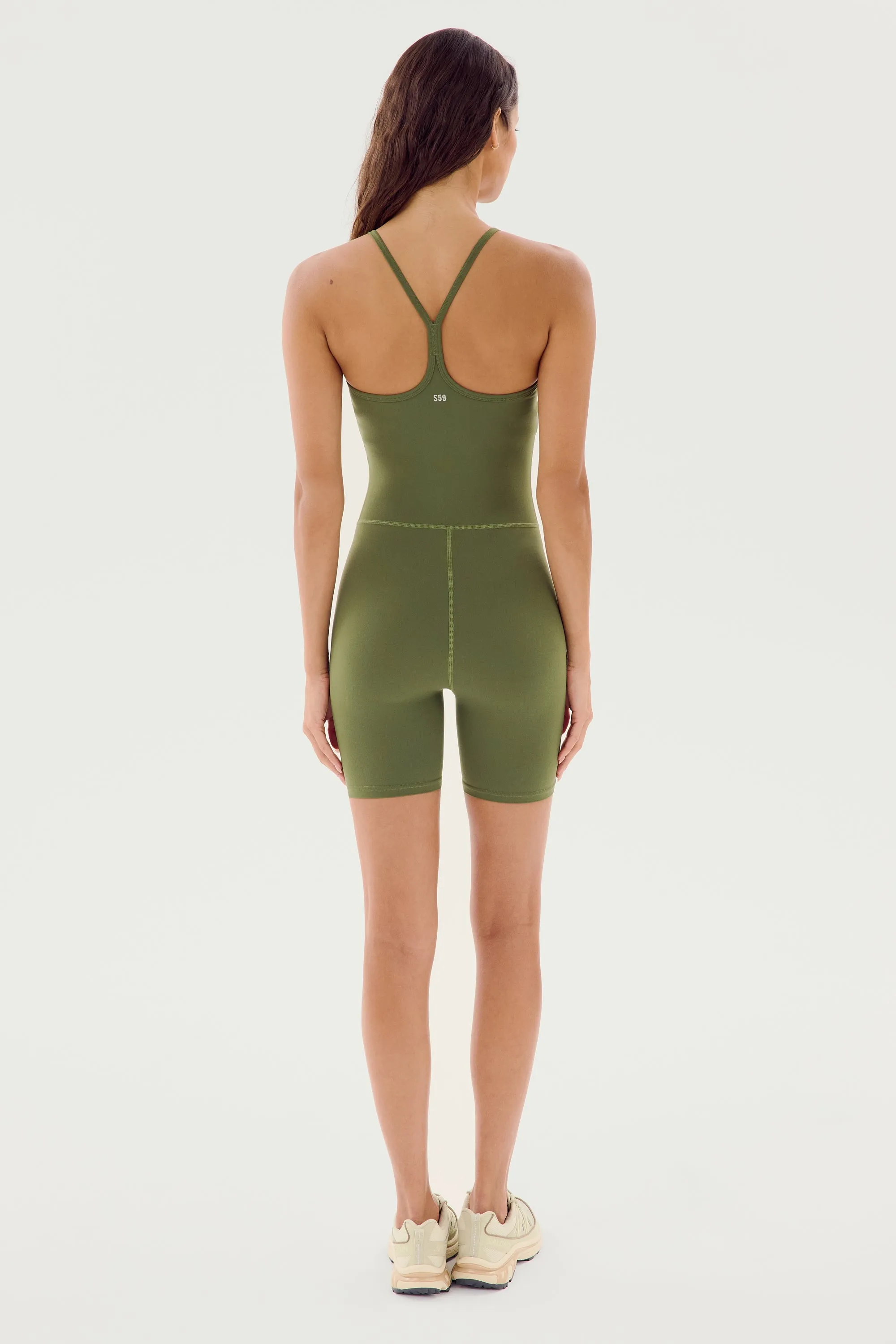 Airweight 6” Short Jumpsuit - Olive