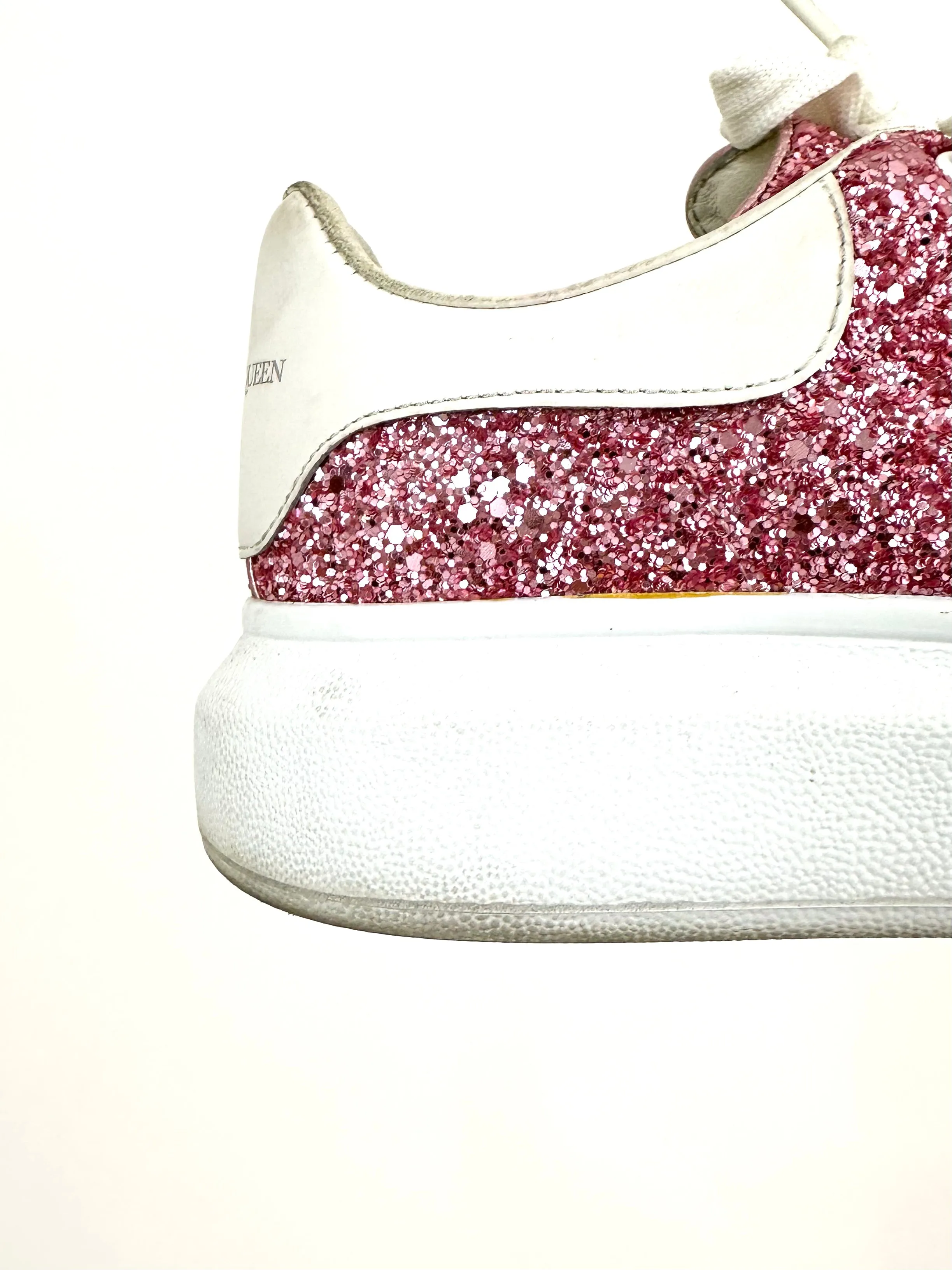 Alexander McQueen Glitter Platform Sneakers
