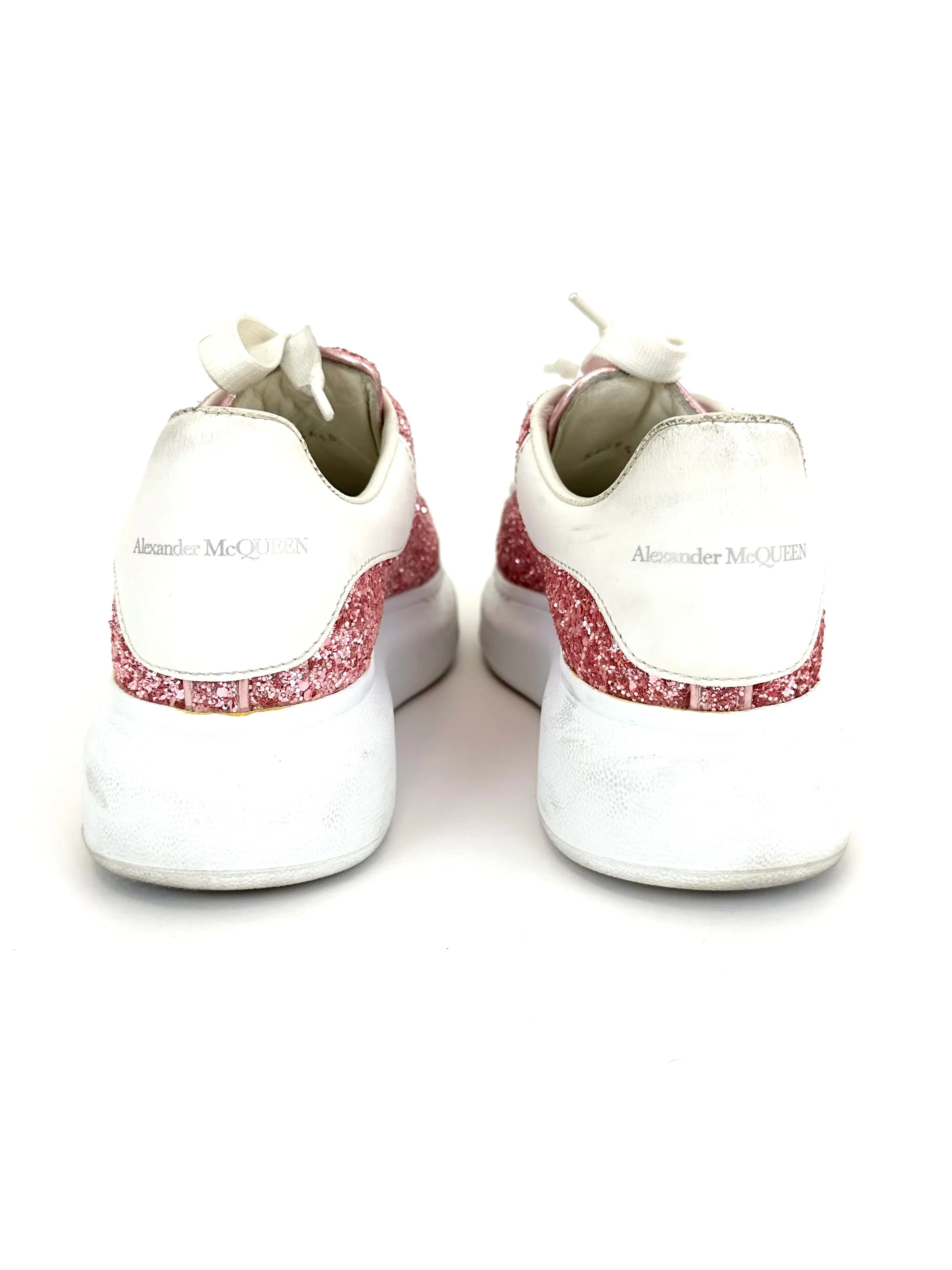 Alexander McQueen Glitter Platform Sneakers