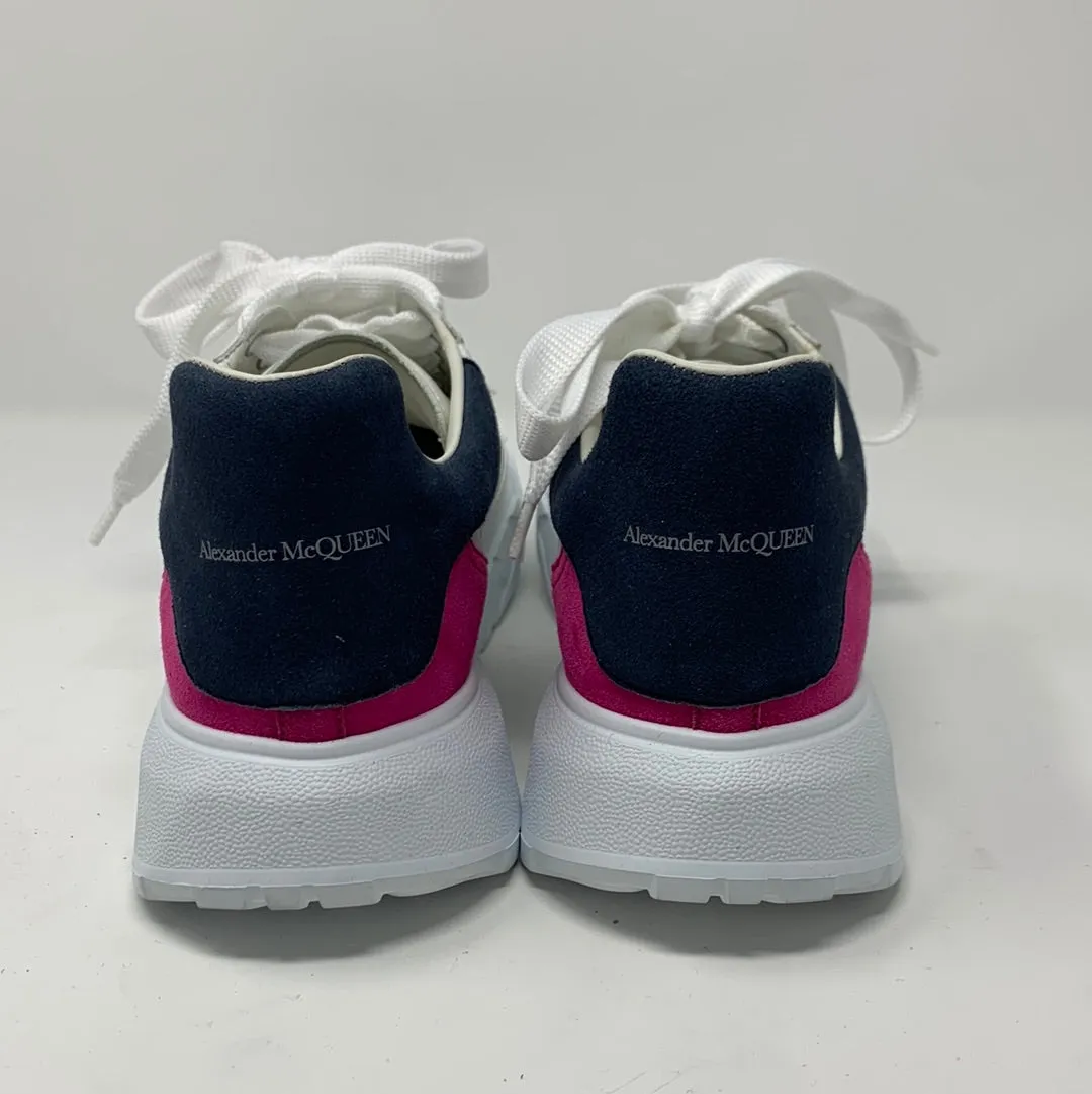 Alexander McQueen White Leather COURT Sneakers