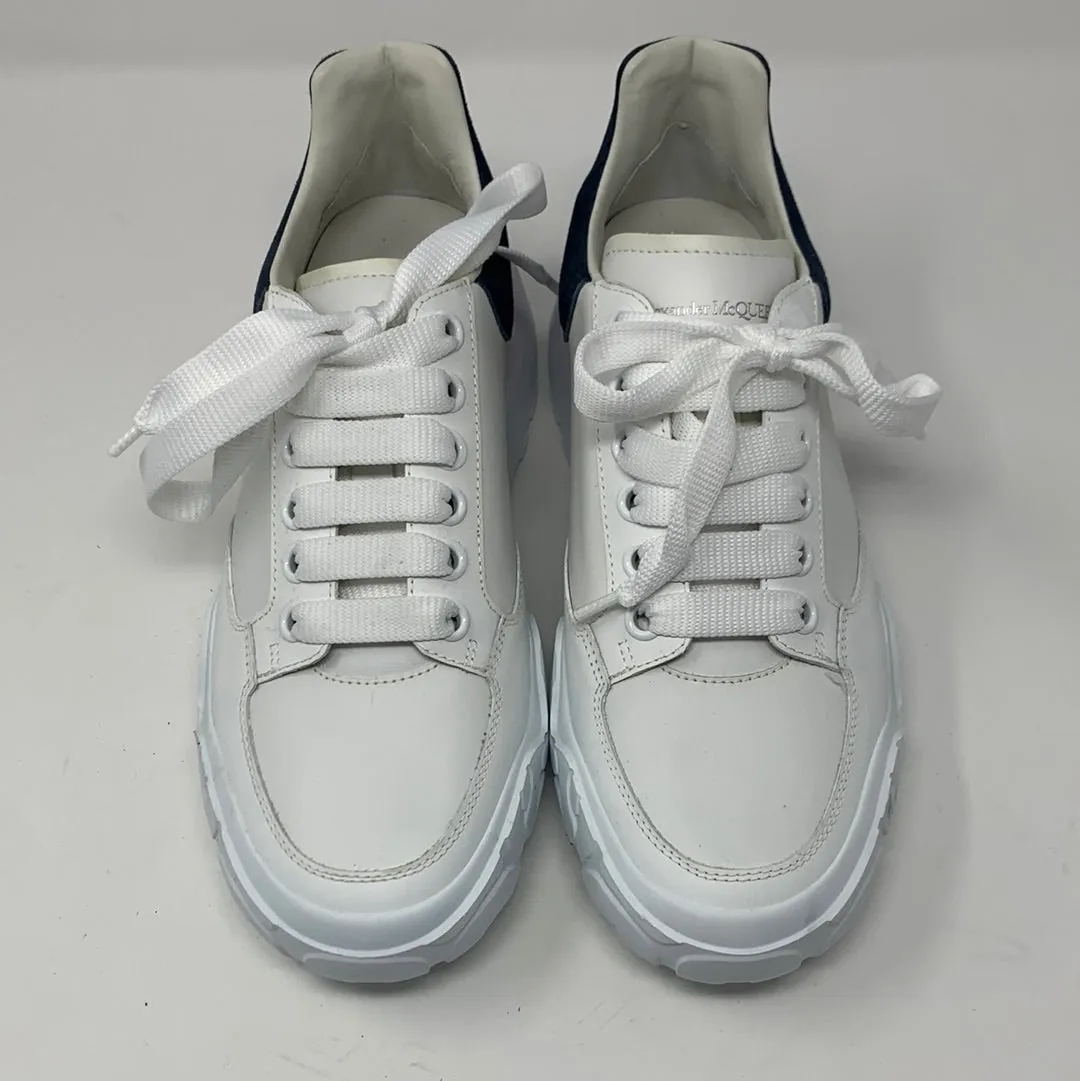Alexander McQueen White Leather COURT Sneakers