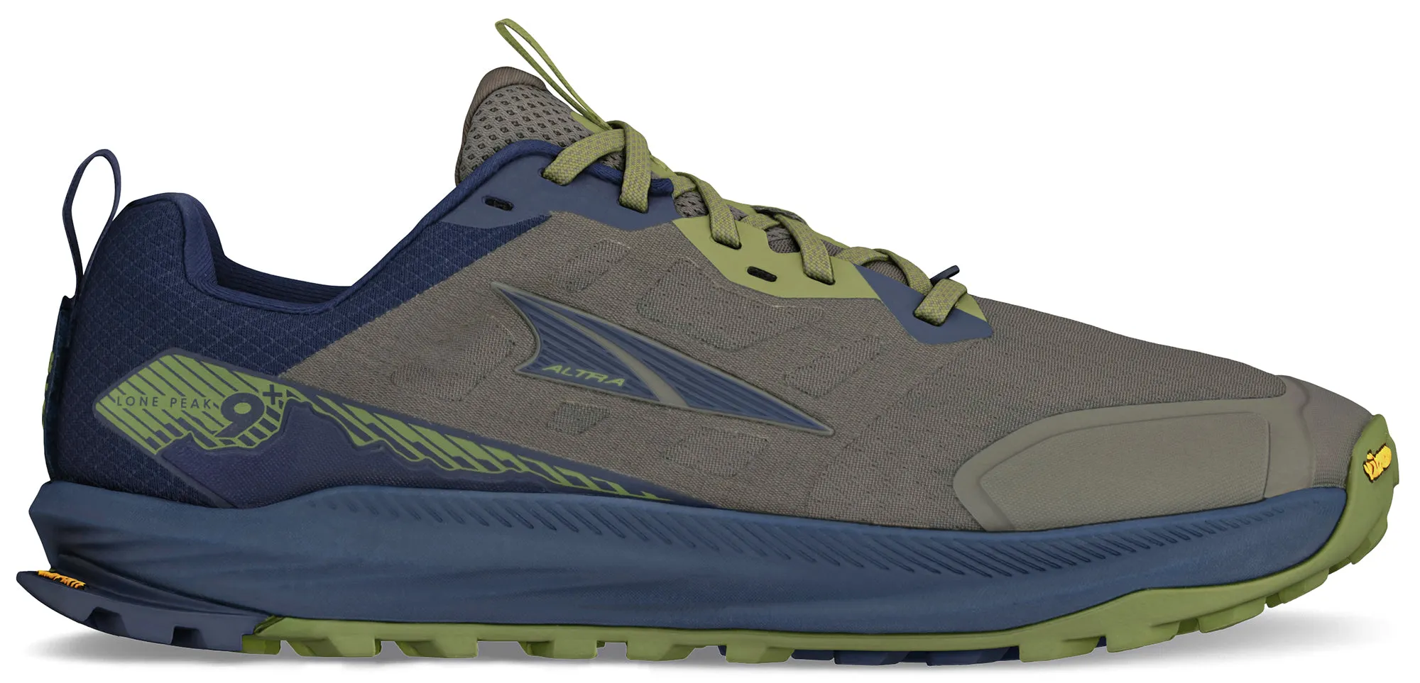 Altra Lone Peak 9  Mens Trail Running Shoes - Green