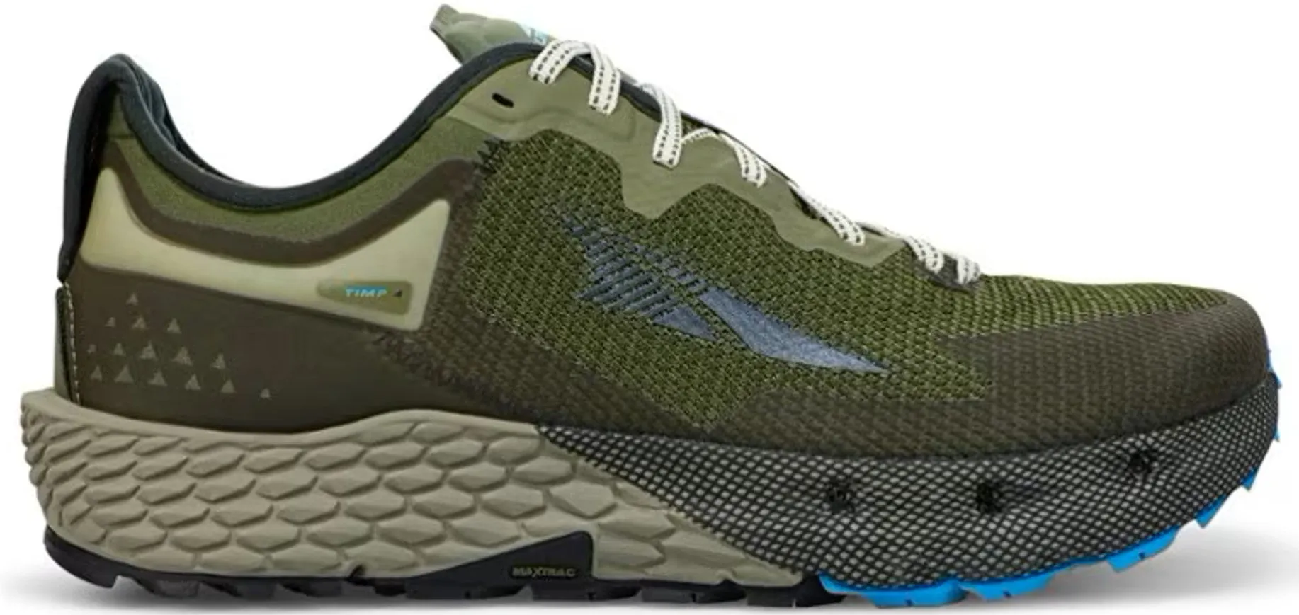 Altra Timp 4 Mens Trail Running Shoes - Green
