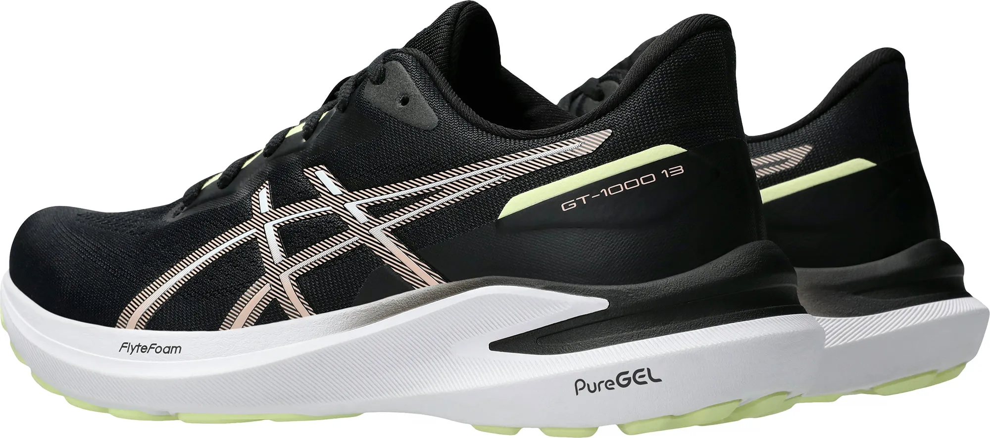 Asics GT 1000 13 Womens Running Shoes - Black