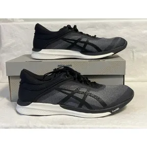 ASICS Men's Fuzex Rush Running Shoe Mid Grey/Black/White Size 10