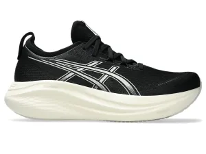Asics Men's GEL-NIMBUS 27 Extra wide (4E) Running Shoes in Black/Lake Grey