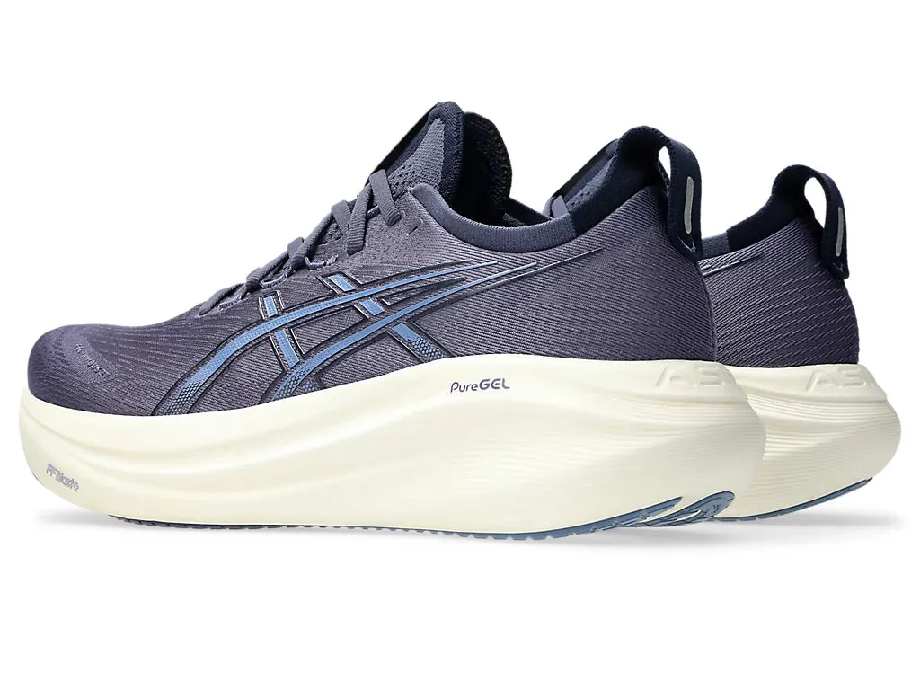 Asics Men's GEL-NIMBUS 27 Running Shoes in Indigo Fog/Denim Blue
