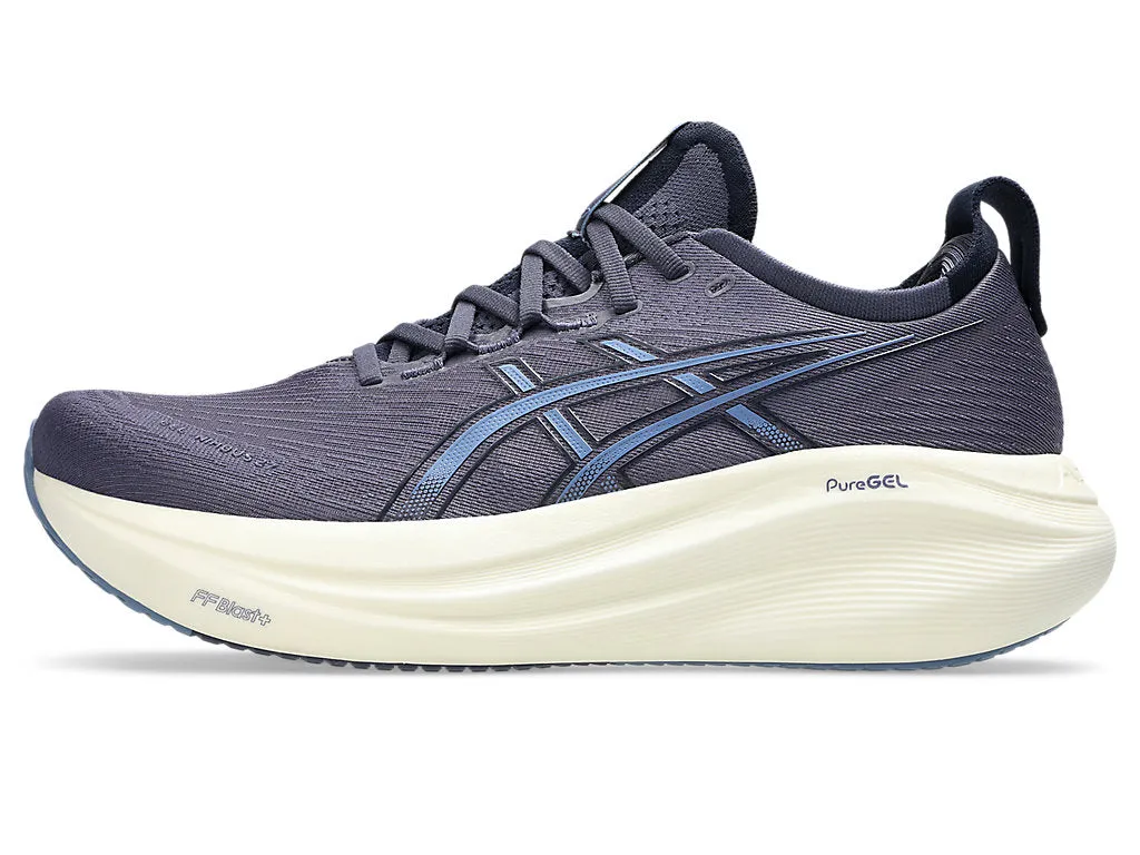 Asics Men's GEL-NIMBUS 27 Running Shoes in Indigo Fog/Denim Blue